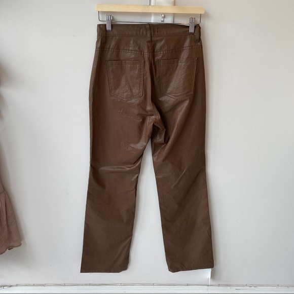 Storets Heavin Pleather Strait Pants - Picture 4 of 4